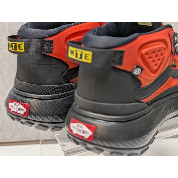 New Vans MTE Cross Path Mid Black/Orange Shoes Sneakers Men's Sise 7.5/Women's 9 - Picture 5 of 9